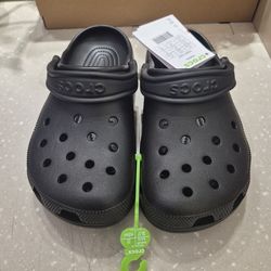 Black crocs adult and kids