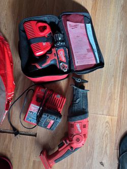 Milwaukee M12 Drill and Sawzall