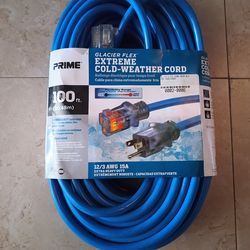 Heavy Heavy Duty Glacier Flex Extension Cord