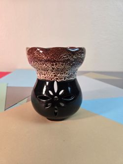 Black Brown Ceramic Wax Melt Oil Warmer Burner