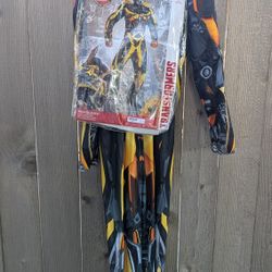 Bumblebee Transformers Halloween Costume Outfit And Mask For Kids And Teens