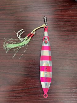 240gr Slow pitch Jig. Rigged With Assist Hooks And Ball Bearing swivel
