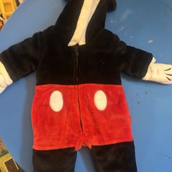 Mickey Mouse Coat/ Costume 6-9 Mo Baby 