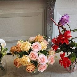 All For $30, Bundle Of Flowers With Vase