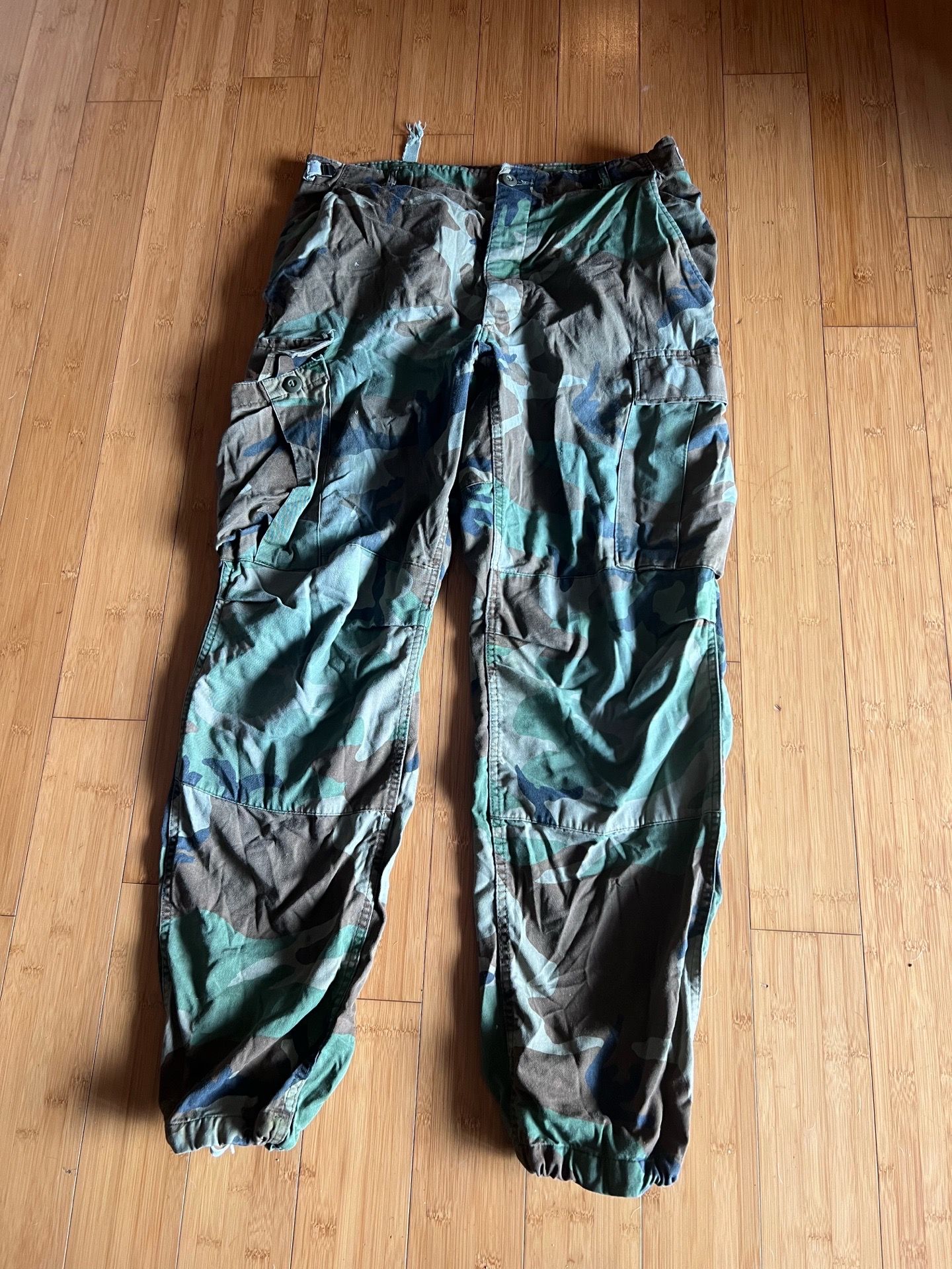 Military camouflage pants