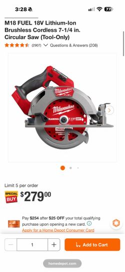 Circular saw Milwaukee Fuel