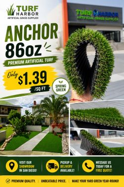 🚨 Artificial Grass Sale – Premium Turf/Zacate from $1.39/SQ FT