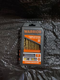 Titanium coated HSS index dill bit set