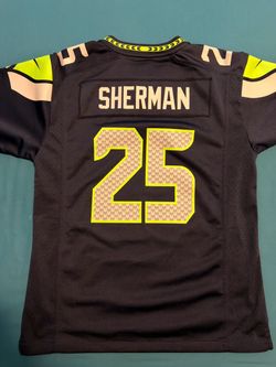 Seattle Seahawks Richard Sherman #25 Kids Large Nike On-Field Jersey
