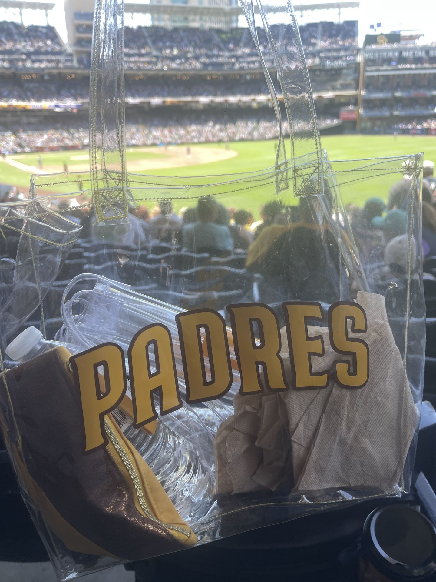 Padres Clear bag