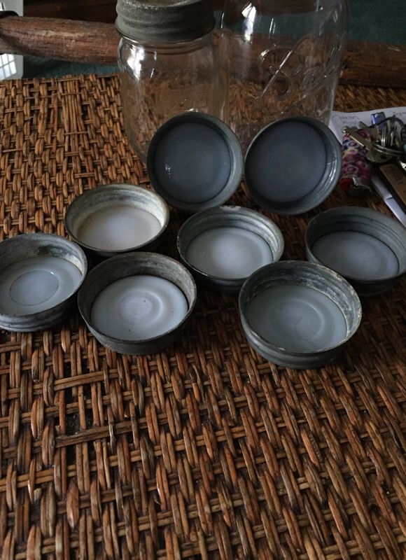Old Zinc canning lids