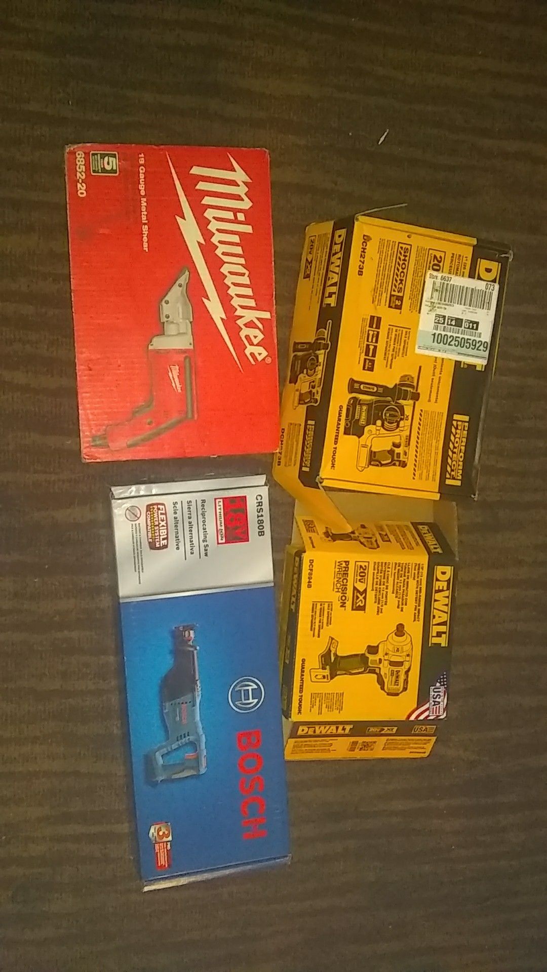 DeWalt and Milwaukee tools plus