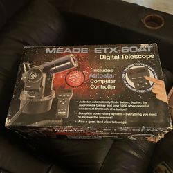 Meade Digital Telescope Etc-60AT With Autostar CPU Controller 