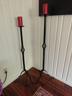 Beautiful Metal Candle Holders 