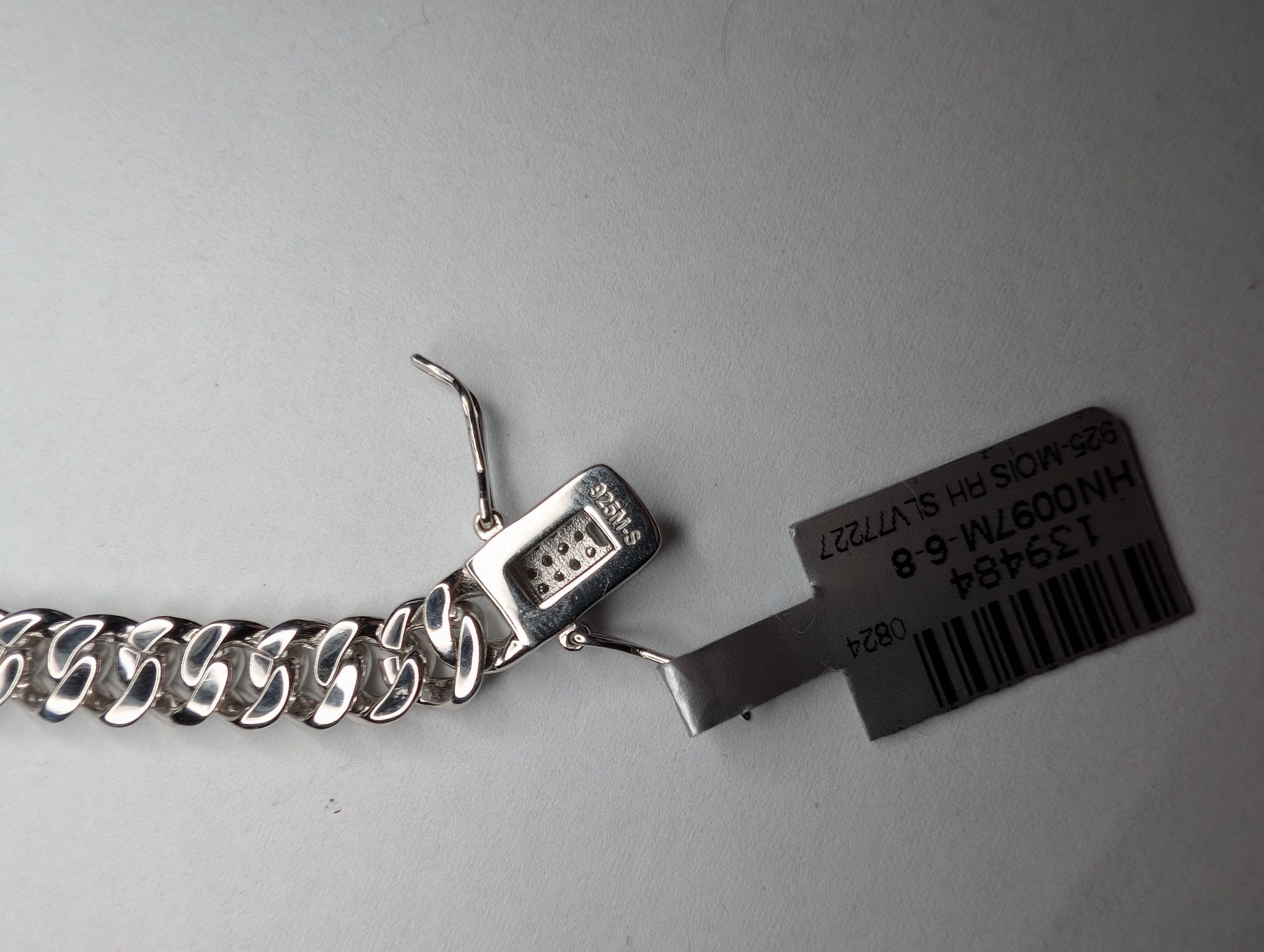 Brand New Iced Out Solid 925 8” 6mm Miami Cuban Moissanite Bracelets