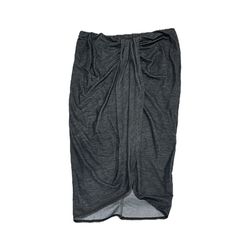 Like an Angel Women’s Stretch Bodycon Casual Midi Pencil Twist Skirt Gray Sz 3XL