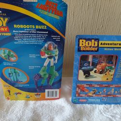 Disney Buzz Light Year And Bob Builder Welder