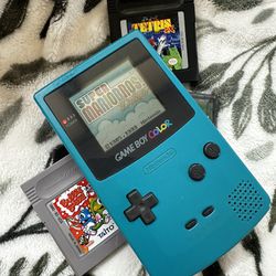GameBoy Color with Mario and More