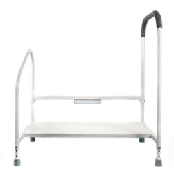 #1201-step2bed XL - Bedside Step Stool Bed Climbing Aid for Elderly & Handicapped – LED Light Guided Rails – Adjustable Height, Portable Fall Preventi