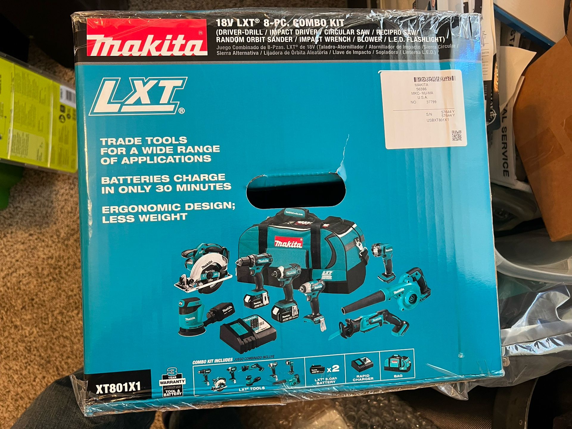 Makita 8 Piece Tool Set