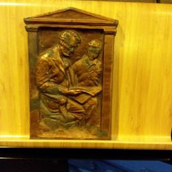 Abraham Lincoln 1922 Muller Decorative Arts Plaque