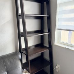 Bookshelf and Entry Console Table With Drawers