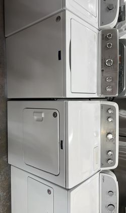 Maytag Top Load Washer & Dryer Set – Agitator, White, Tested