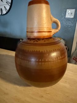 Handmade Ceramic Pottery Jug with Handle