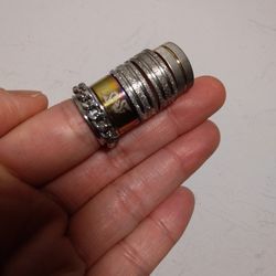 lot 5 Stainless Steel Rings Size 5.5_6_6.75 (4 Kinds)