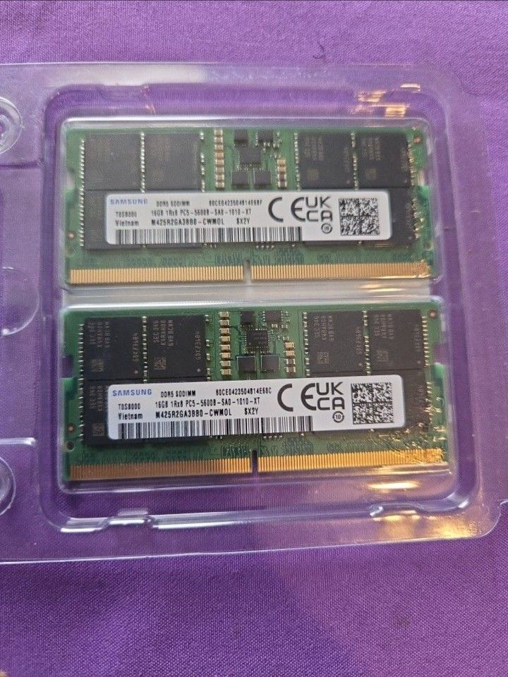 Samsung 32GB (2x16GB) DDR5-5600MHz Laptop Memory