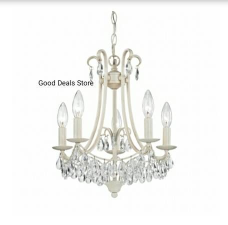 Chandelier Antique Cream