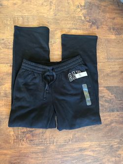 Gap Black Fleece Sweatpants with Tags