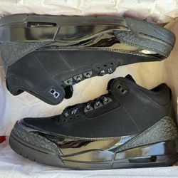 Jordan 3 Retro  "Black Cat" (2025)   SIZE: 10.5   BRAND NEW    