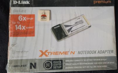 D-LINK XTREME N NOTEBOOK CARDBUS ADAPTER NEW