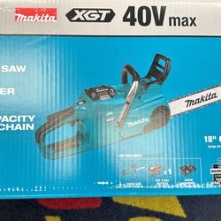 Makita 40v 12” Chainsaw New In Box 