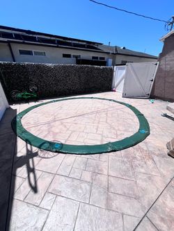 15ft propel round trampoline plus accessories