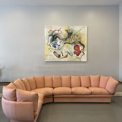 Italian Nubuck Sectional By Lev&Lev