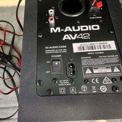 M Audio Speakers Studio Monitor 