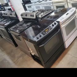 Slightly Used Appliances With Warranty  Washers Dryers Stoves Refrigerators Stackables(