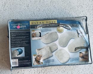 New Sarah Peyton Wellness Ultra Soft Hot And Cold Personal Spa Set 4 piece