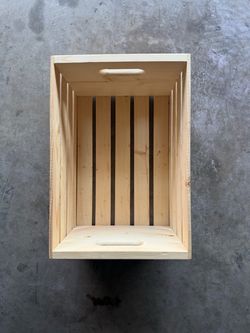 Wooden Crate 18in x 12.5in x 9.5in (new)