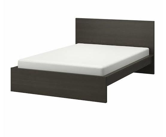 IKEA Queen Bed,Nightstands, Desk, Mattress