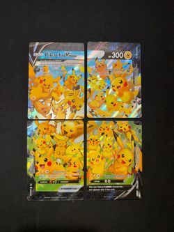 Pokemon cards Pikachu