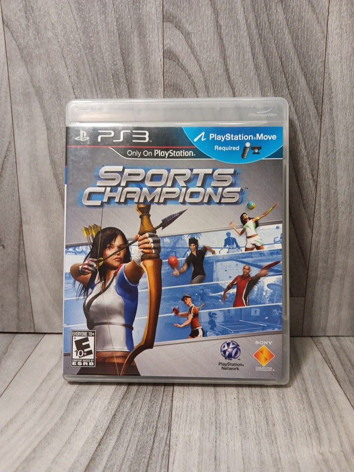Sports Champions Motion Sony PS3 MOVE Game 2010 Family Fun Playstation 3 Very GD