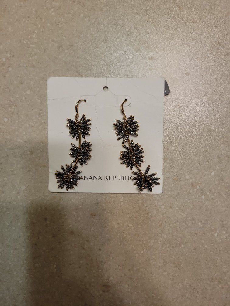 Brand New Banana Republic Earrings.  Retail Price Is $58