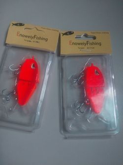 EnoweiyFishing Slow Sinking Fishing Lures – 2 Pack