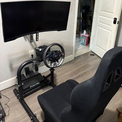  Fanatec DD Pro Sim Rig  W Monitor 