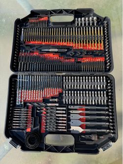 ETERNA Drill Bit Set, 246 PCS Titanium HSS Screwdriver Bit Kit, with Carry Case for Metal, Masonry, Wood, Plastics Cement Drilling