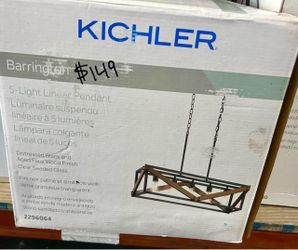 5 Light Linear Pendant Fixture