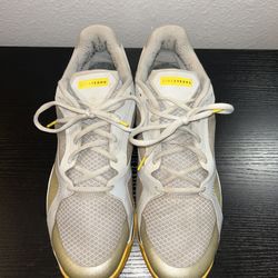 NIKE Lunar Edge Livestrong Men's Shoes White Yellow 2013 Sneakers Size 13